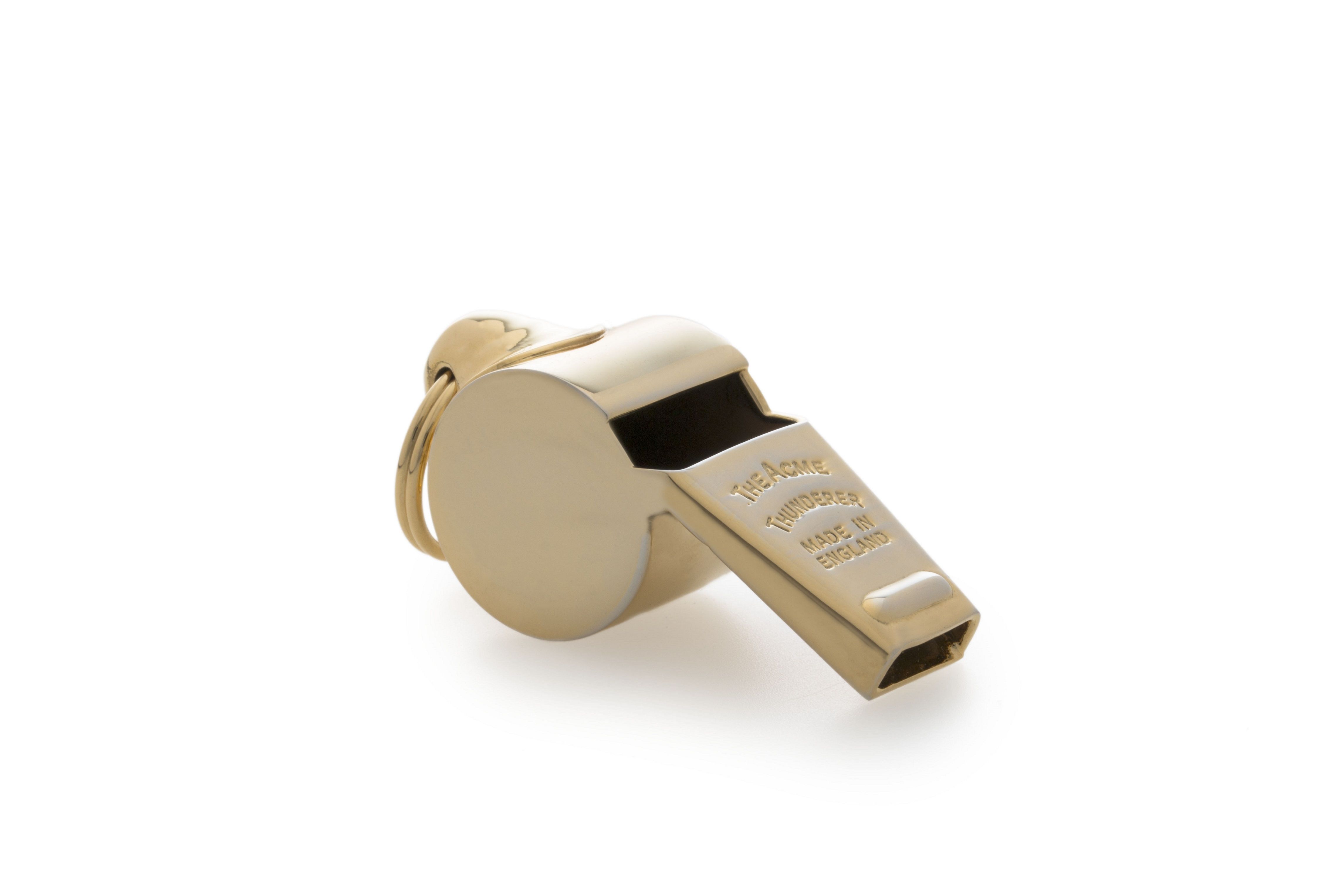 Small Acme Thunderer Brass Whistle (605)